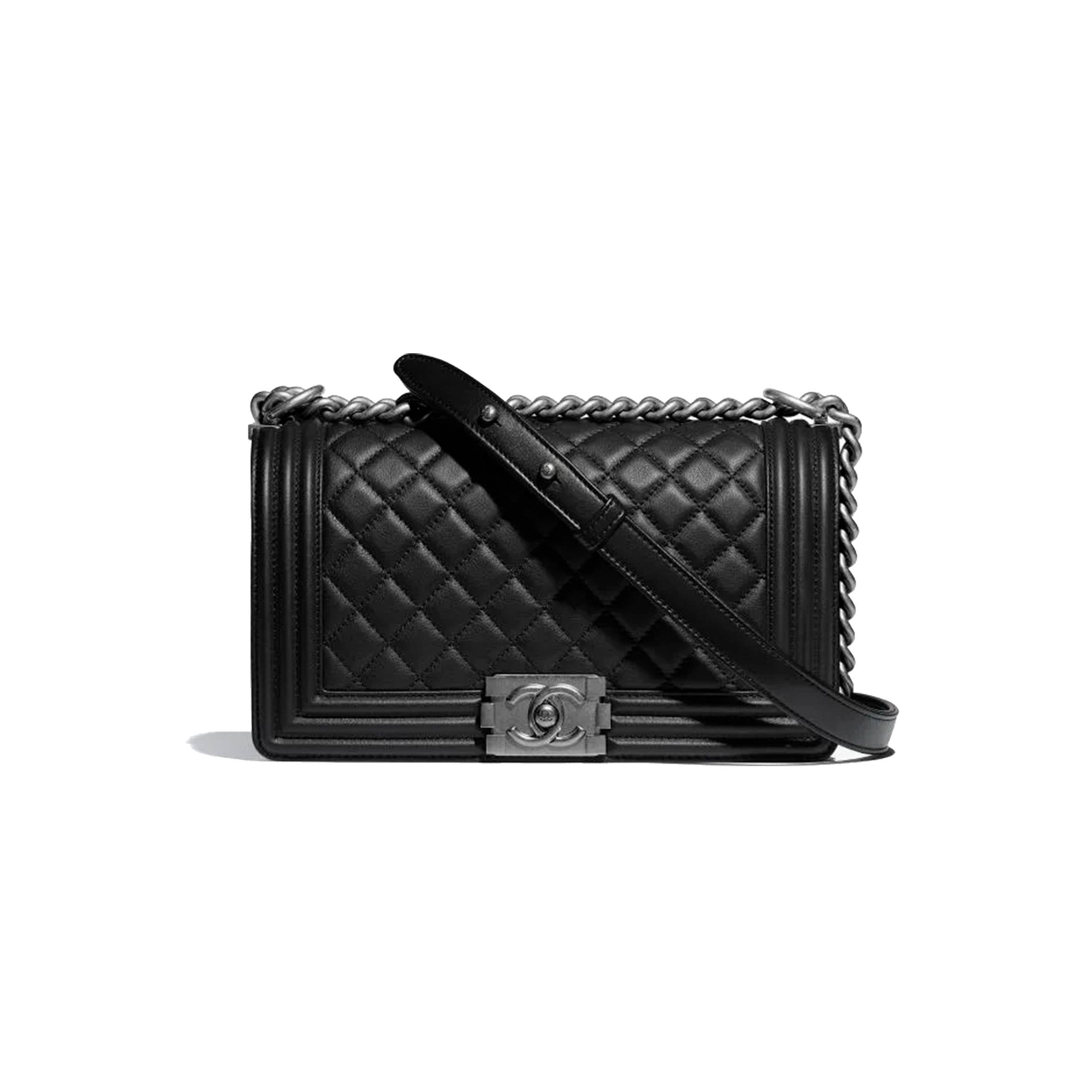 Ch*el boy lambskin silver hardware a67086 y09953 94305 （25*15*9cm）